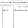 Young Women's Christian Association-Women's Fellowship
