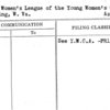 Young Women's League of the Young Women's Christian Association