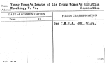 Young Women's League of the Young Women's Christian Association