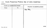 Youth Promotion-"Public Use of Arts Committee"