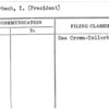Zellerbach, I. (President)