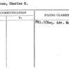 Zicafoose, Charles E.