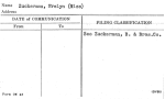 Zuckerman, Evelyn (Miss)