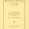 The modern dance
