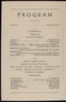 Anna Pavlova programs, 1922.