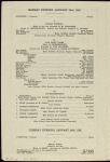 Anna Pavlova programs, 1922.