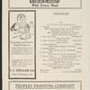 Anna Pavlova programs, 1922.