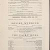 Anna Pavlova programs, 1922.