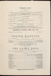 Anna Pavlova programs, 1922.