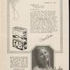 Anna Pavlova programs, 1922.