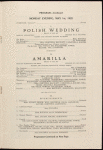 Anna Pavlova programs, 1922.