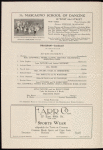 Anna Pavlova programs, 1922.