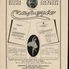 Anna Pavlova programs, 1923.