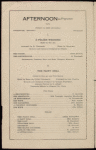 Anna Pavlova programs, 1923.