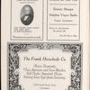 Anna Pavlova programs, 1923.