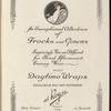 Anna Pavlova programs, 1923.