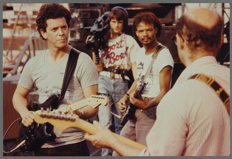 Lou Reed with Fernando Saunders and Robert Quine, Italy, 1983